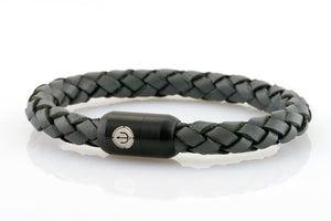 bracelet-man-Bootsmann-8-Neptn-Leder-TRIDENT-mineral-grey