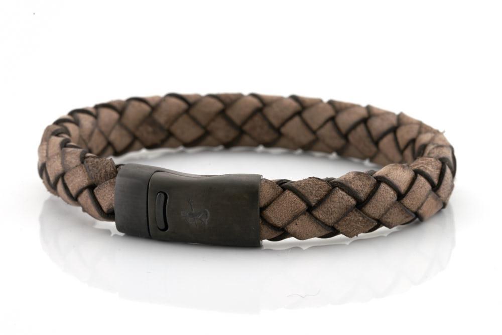 Neptn Bracelet Mann COMMODORE Neptn Schwarz 10 Classicbrown-Leder