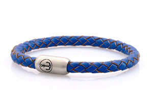 bracelet-man-Bootsmann-6-Neptn-Leder-Anker-Stahl-ocean-blue