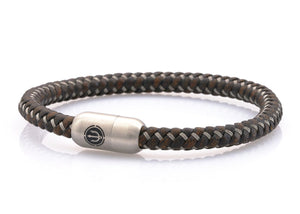 bracelet-man-Bootsmann-6-Neptn-Leder-Trident-Stahl-brown