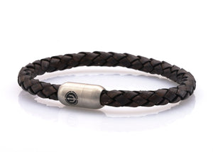 bracelet-man-Bootsmann-6-Neptn-Leder-Trident-Stahl-brown