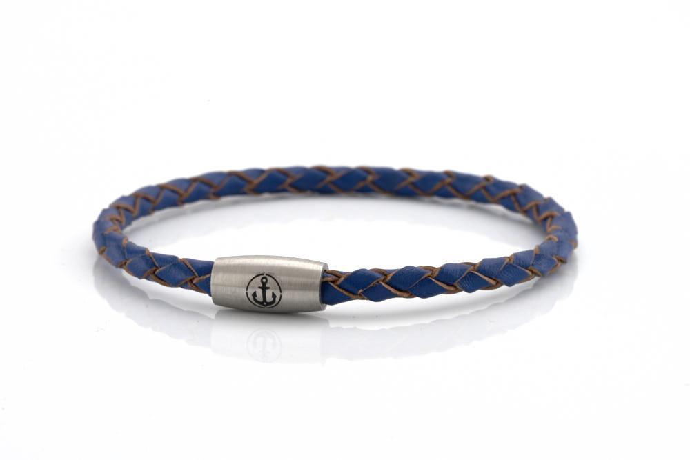 neptn women bracelet JUNO Anker Stahl Single 4 ocean leather