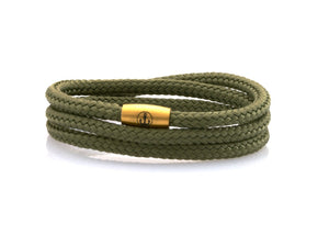 neptn women bracelet JUNO Anker Gold Triple 4 laurel rope