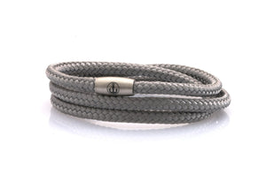 neptn women bracelet JUNO Anker Stahl Triple 4 silber rope