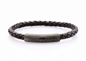 neptn women bracelet MINERVA F.o.L. Schwarz single 6 dark brown leather