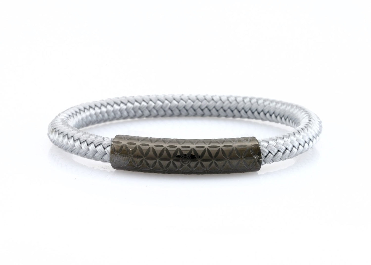 neptn women bracelet MINERVA F.o.L. Schwarz single 6 silber rope